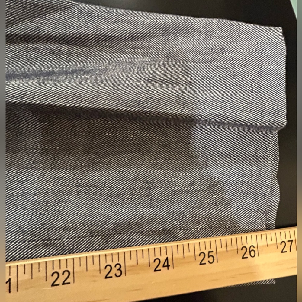NEW w TAGS! Banana Republic, Avery, washable stretch linen pant, size 6, gray - Picture 3 of 9